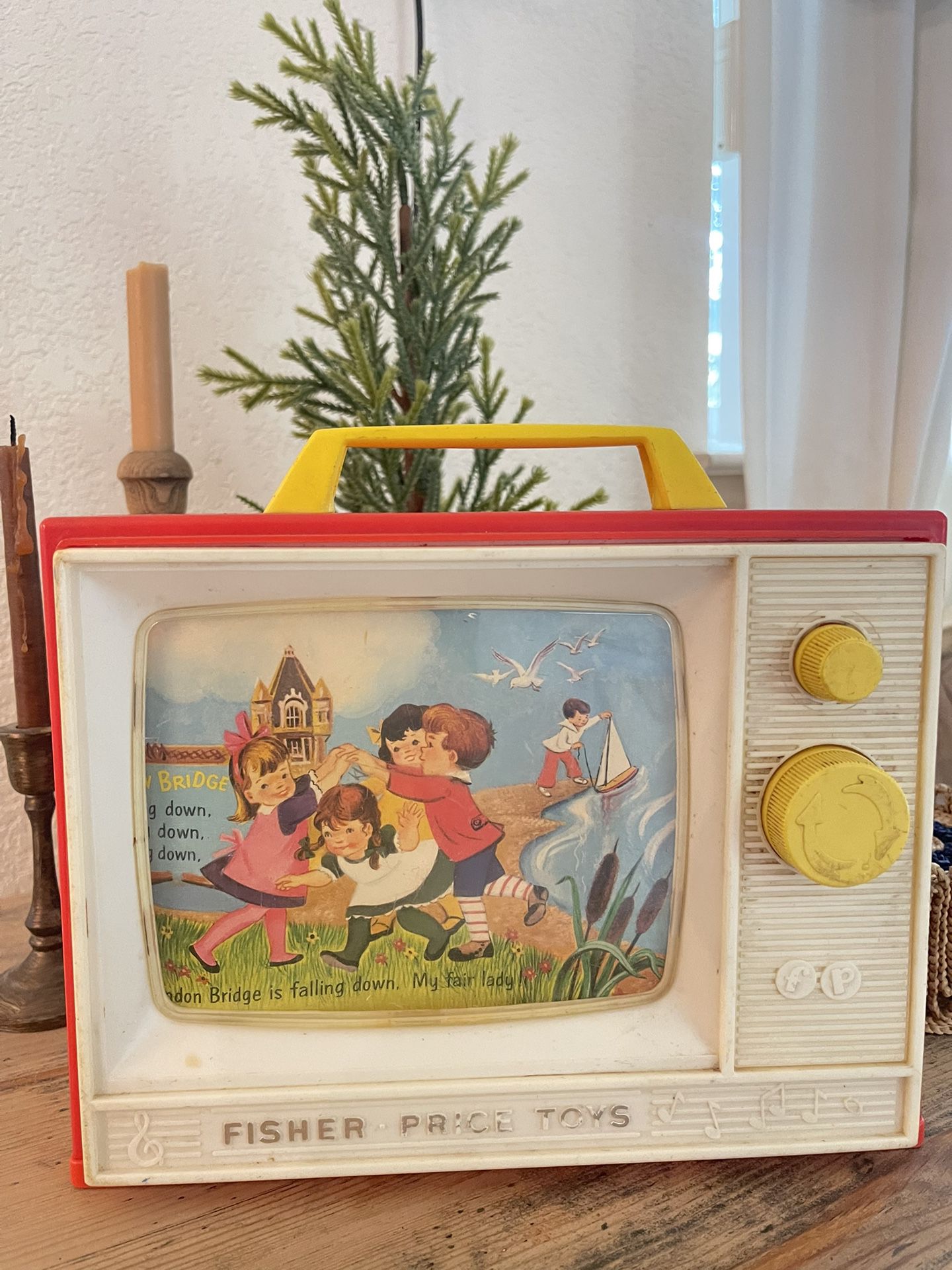 Vintage Picture Prize Music, Tv Box Toy 