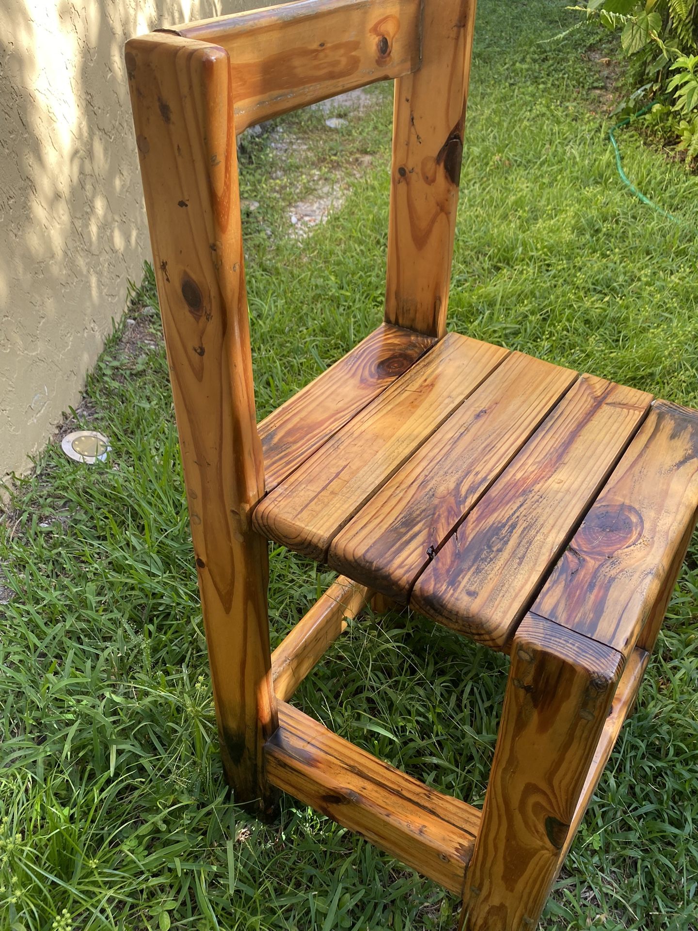 45 Solid Wooden Bar Stool Patio Chair for Sale in Boca Raton, FL OfferUp