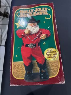 HOLLY JOLLY ROCK SANTA NEW