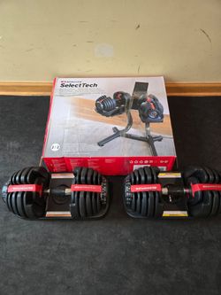 Bowflex 552 Adjustable Dumbbells with Bowflex Stand