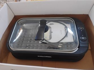 Kalorik brand Rectangular Indoor Smokeless Grill (NW 89128)