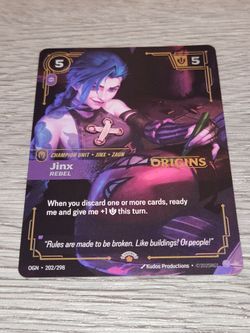 Riftbound - ORIGINS Stamped Jinx Foil Promo