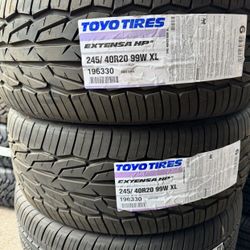 New Toyo 245/40R20 Extensa HPII Tires
