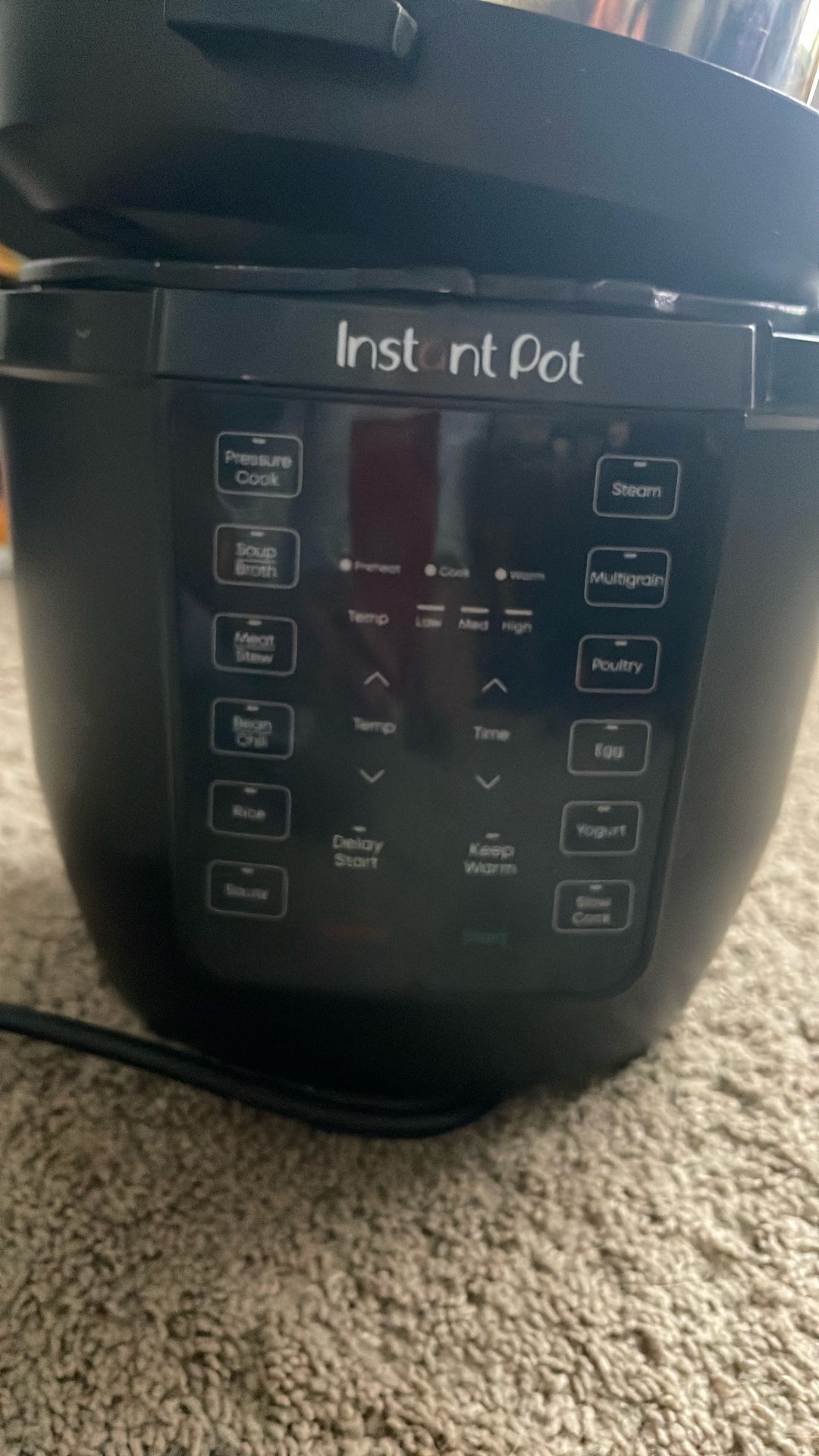 Instant Pot-6 L stainless Steel Pot-multipurpose Cooking- Electric Cook Pot