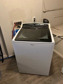 Whirlpool washer + dryer (see description)