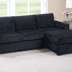 Corduroy Sectional Sofa 