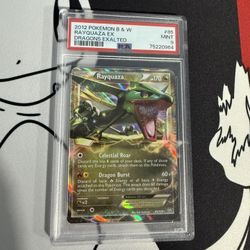 2012 Rayquaza Pokemon B & W #85 Dragons Exalted PSA 9 