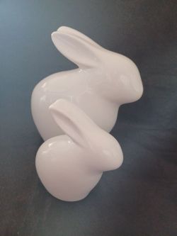 Crate & Barrel Ceramic bunnies