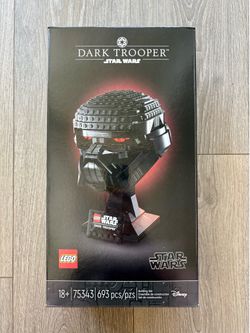 New LEGO Star Wars Dark Trooper Helmet 75343