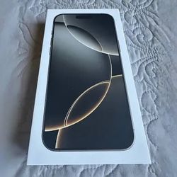 New Apple IPhone 16 Pro max 256gb