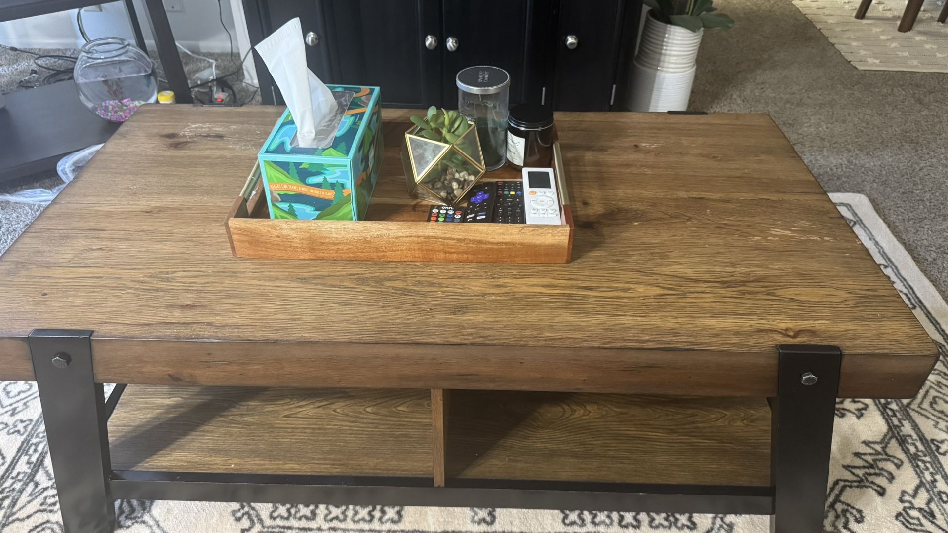 Coffee Table Set With Entry Table