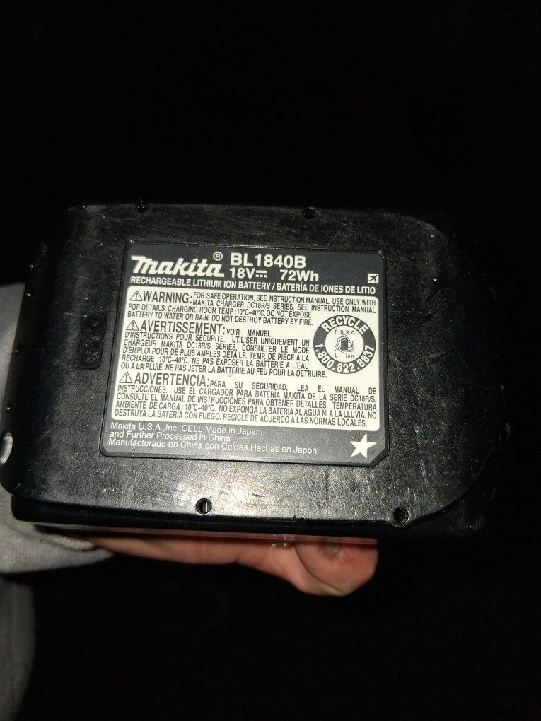 Makita Battery 18v 4.0ah