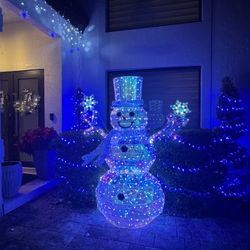 Outdoor Prismatic Christmas decor