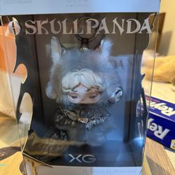 SKULLPANDA x XG Plush Toy Pendant Japan Exclusive ALPHAZ With Novelty Sticker