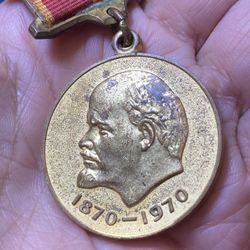Authentic Russian Jubilee Medal. “100 Anniversary Of Birth Of Vladimir Lenin”