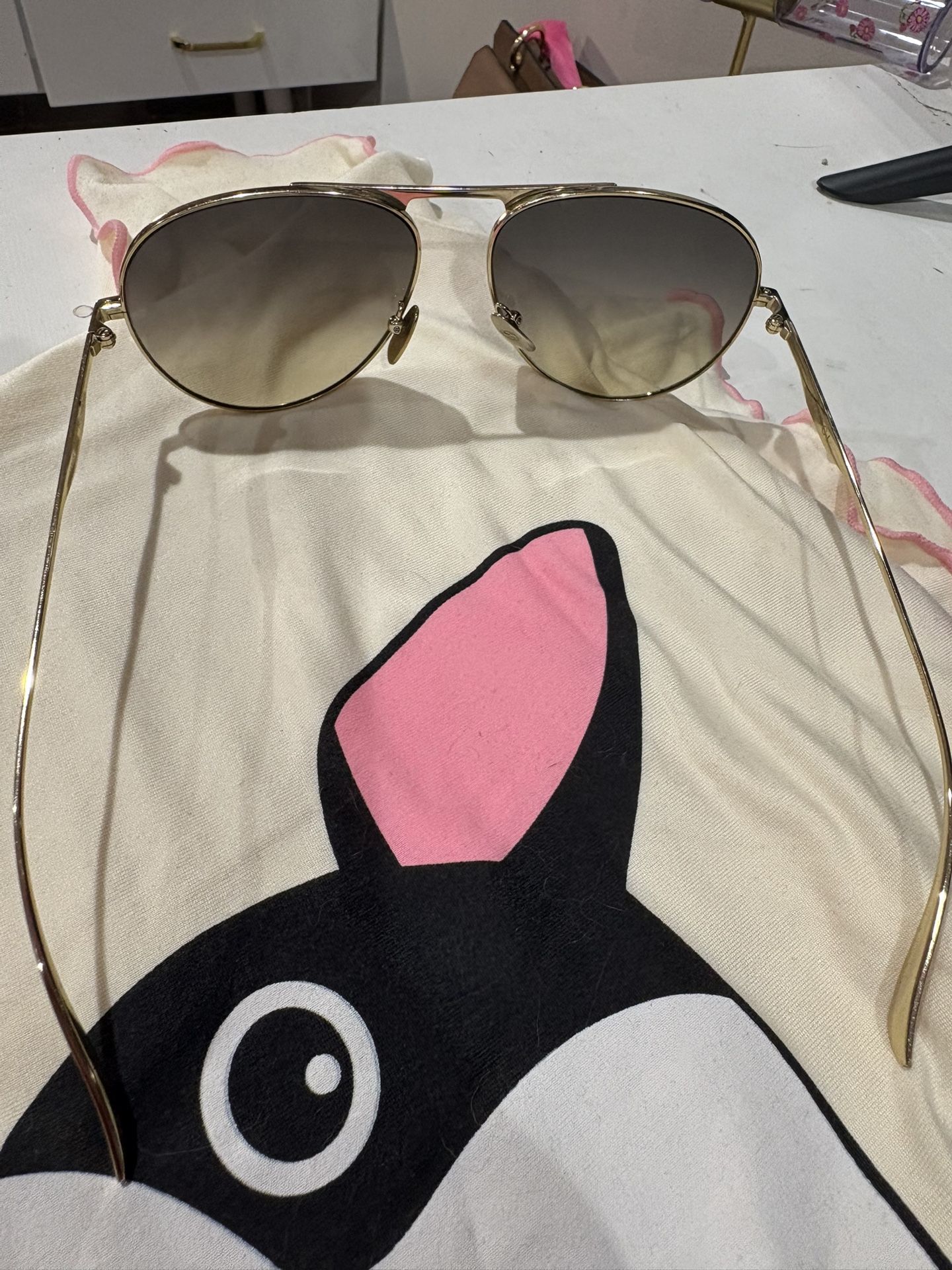 For Sale: Authentic Gucci Metal Pilot Glasses