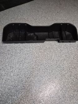 Silverado rear seat floor storage