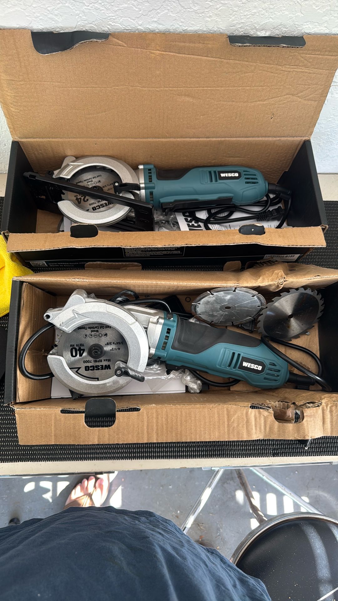 2 Wesco Circular Saws