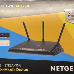 WiFi Router By Netgear- Nighthawk Ac1750