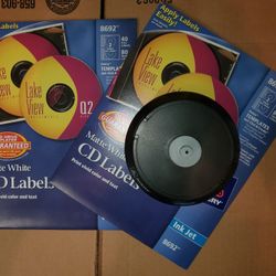 Avery CD Labels - Ink Jet Stickers (and press)
