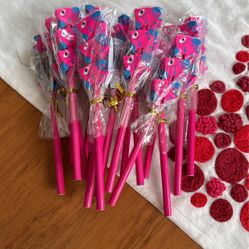 Fish pencils times 15 with attached erasers