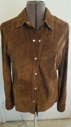 New genuine leather suede women's jacket / shirt