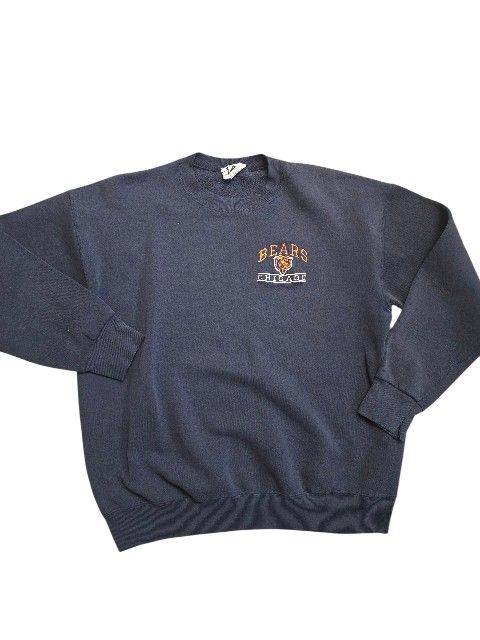 Chicago Bears Sweatshirt Men XL Blue Lee Sport USA Embroidered 90s Vintage