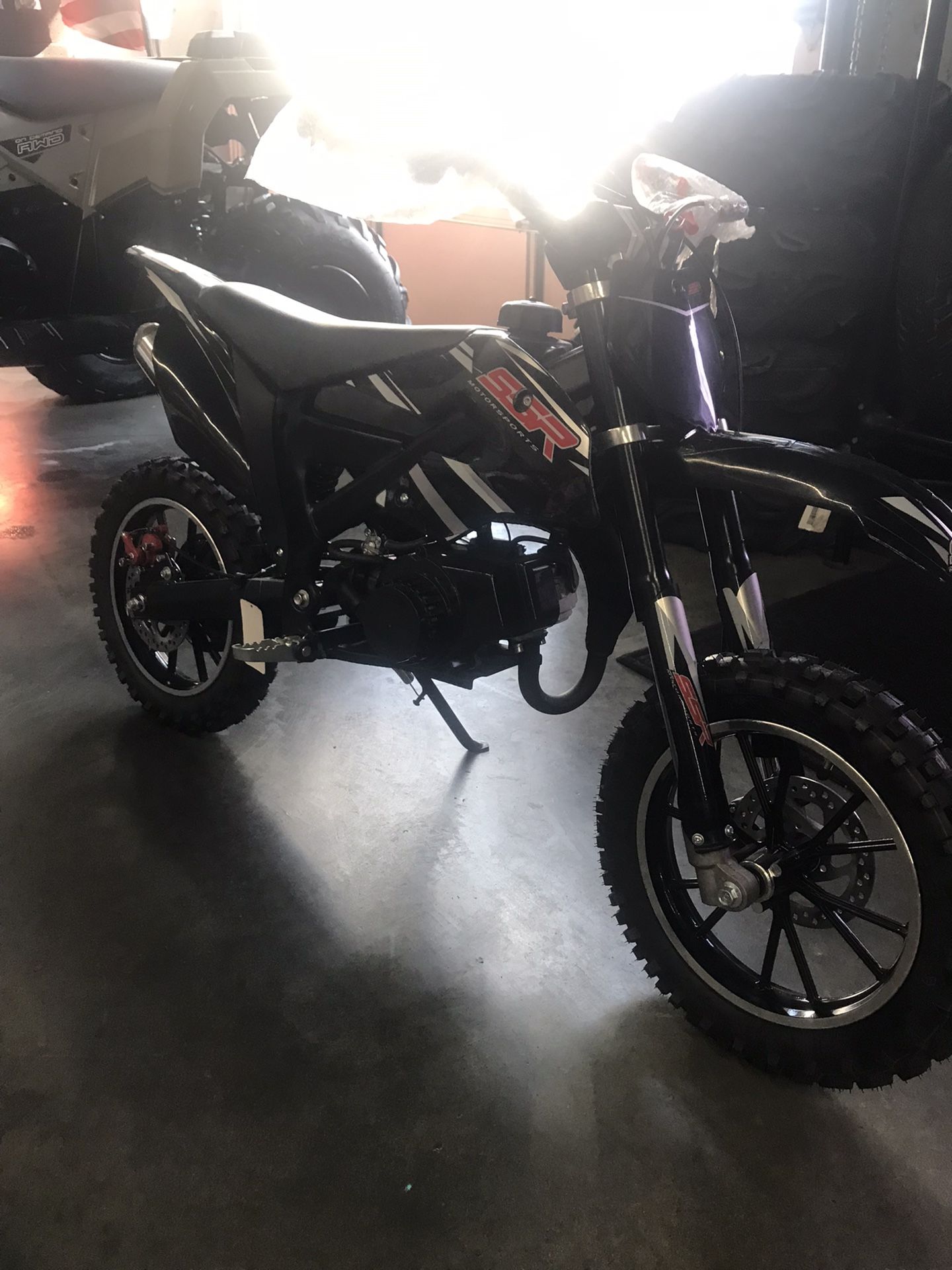 49cc 2-Stroke Kids Dirt Bike Gas Power Motocross Off Road Mini Motorcycle
