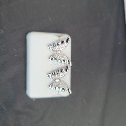 Butterfly Sterling Silver 0.5CTW MOISSANITE