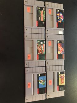 Super Nintendo games SNES