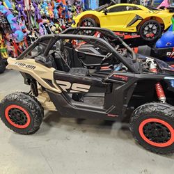 1 24v  $550 blue red yellow black pink /
 2 24v 48v battery $600 green pink black red blue
Can-am maverick remote control leather seats shocks soft ti