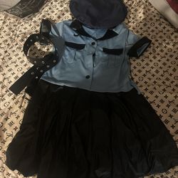 Cute Cop Halloween Costume 