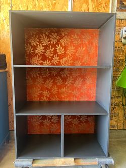 REPAINTED STORAGE BOOKCASE