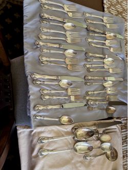 Alvin Sterling Silverware for 8