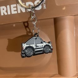 Initial D TOYOTA SPRINTER TRUENO AE86 Keychain JDM Unique Gift Special GR TRD