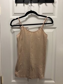 Nude Spaghetti Strap Camisole Tank Top