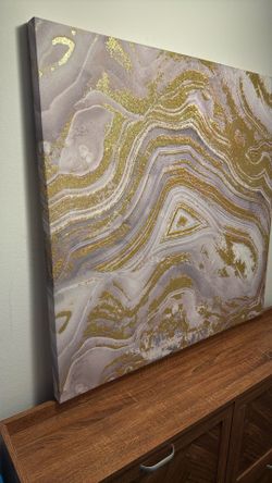 Beautiful Painting Square Frame Golden 