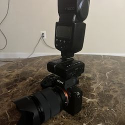 A7 iii  Sony Camera With Lens And Attachments