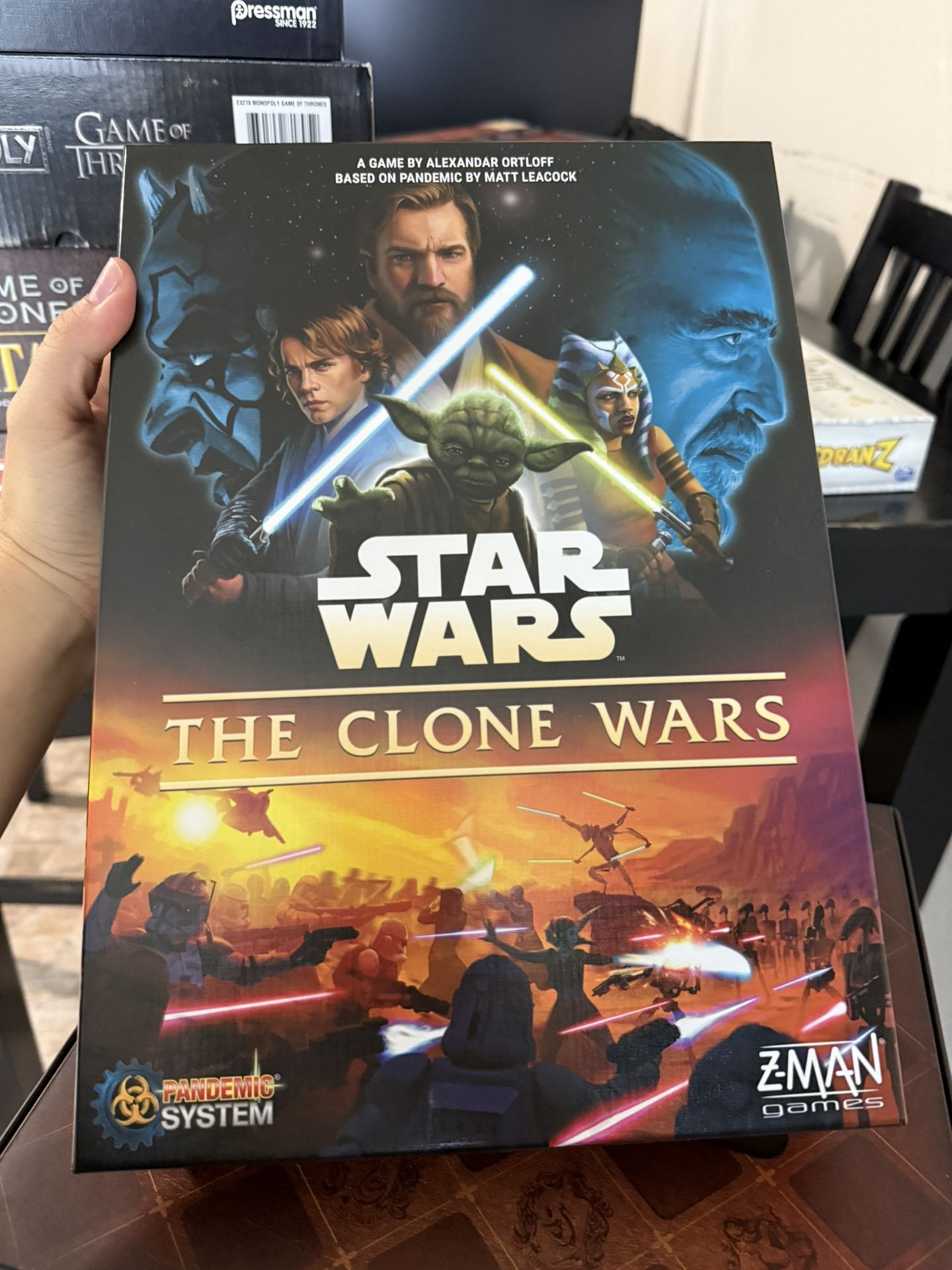 Star Wars The Clone Wars Board Game - Pandemic Style