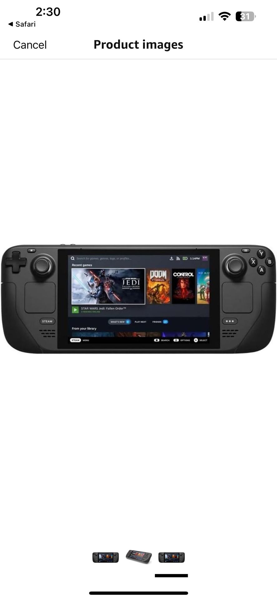 BRAND NEW SEALED!!! Valve Steam Deck OLED 7.4" 1280 x 800px Handheld Gaming Console