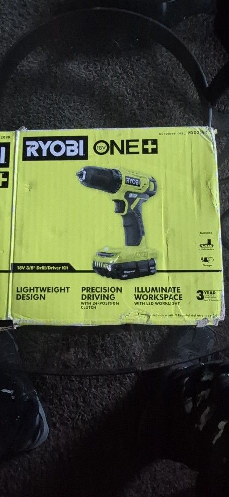 RYOBI ONE+ 18V Cordless 1/2 in. Hammer Drill