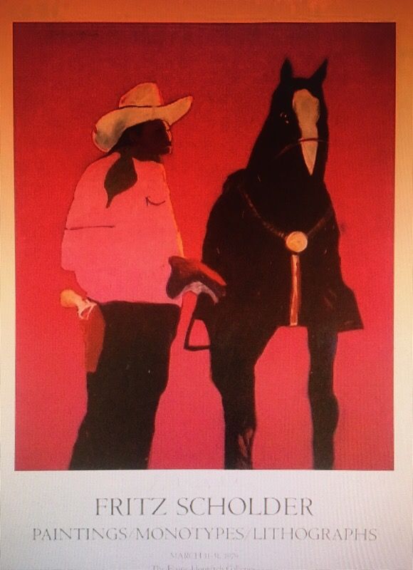 Fritz Scholder Poster - Hand Signed