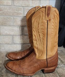 Rudel leather cowboy boots size 9.5 Men's