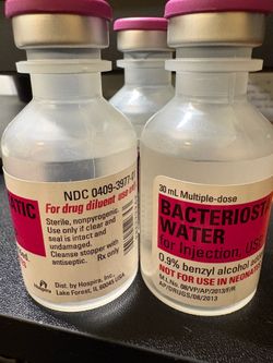 Bacterial static water