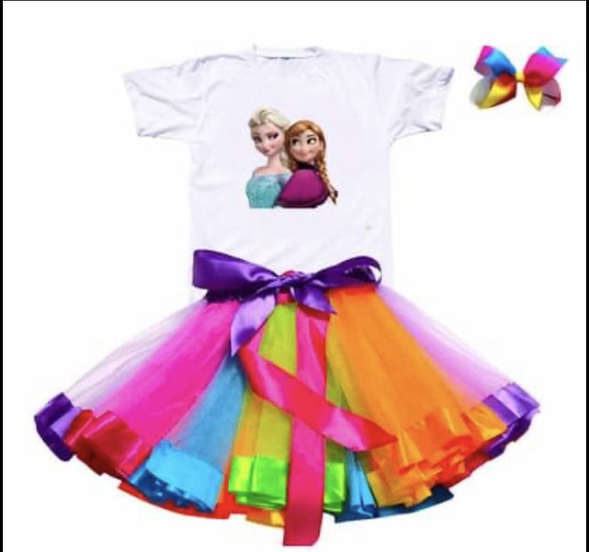 Frozen 4T Party Set Elsa Tutu Outfit