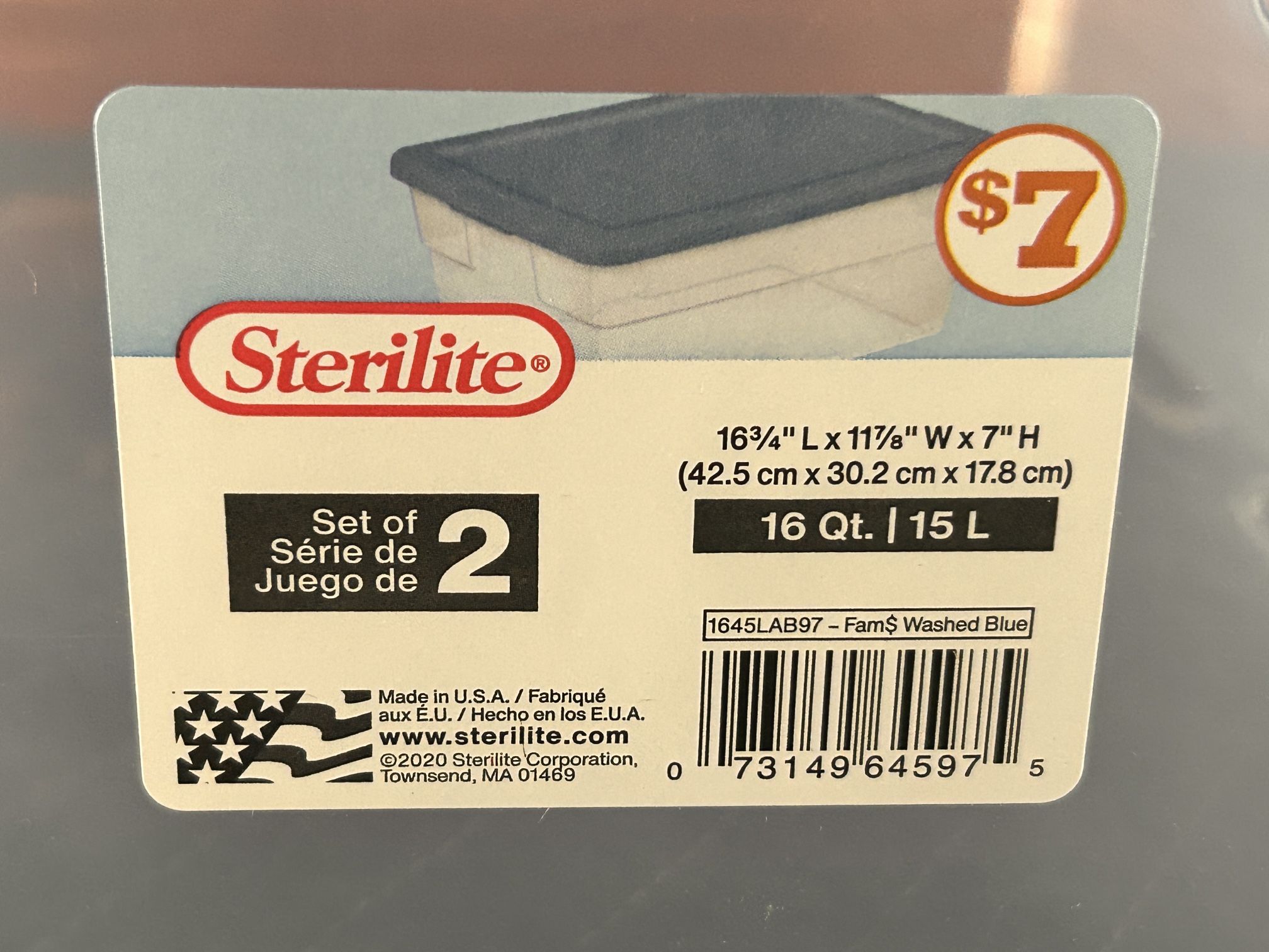 Sterilite Ultra 25 Gal/95L Storage Container for Sale in Fort Lauderdale,  FL - OfferUp