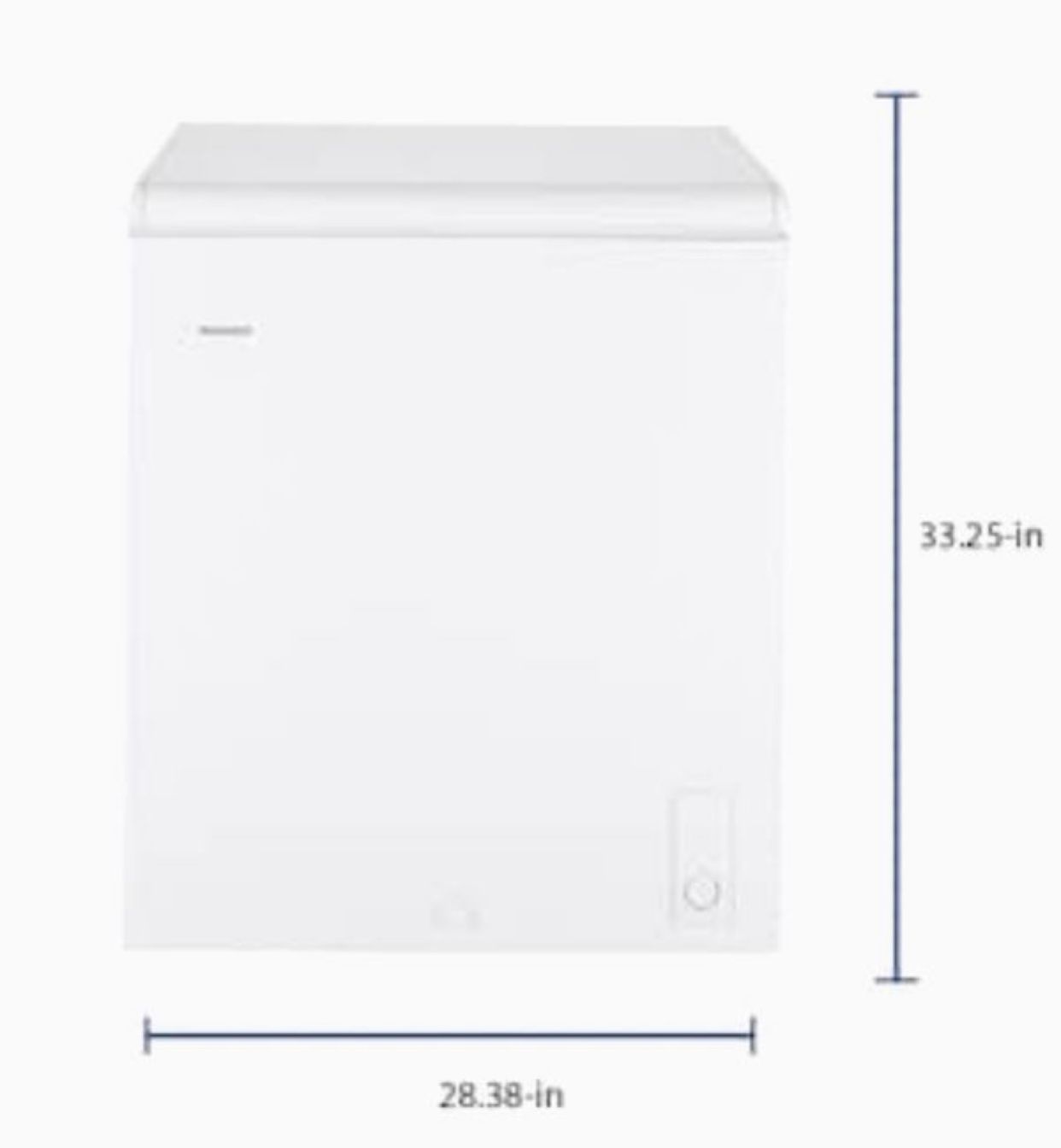 Hotpoint 5.1-cu ft Manual Defrost Chest Freezer White)