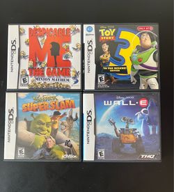 Nintendo DS Game Bundle Disney Shrek Toy Story WALL-E