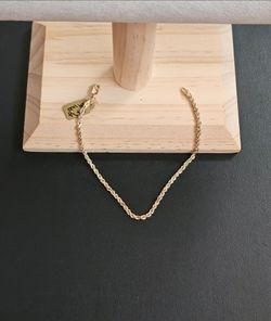 14k gold bracelet 7 inch