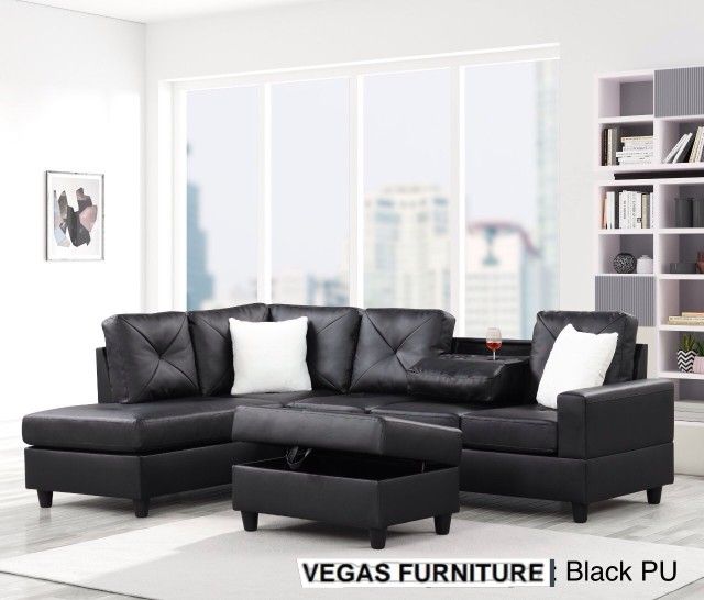 SOFA SECTIONAL W OTTOMAN ✨️